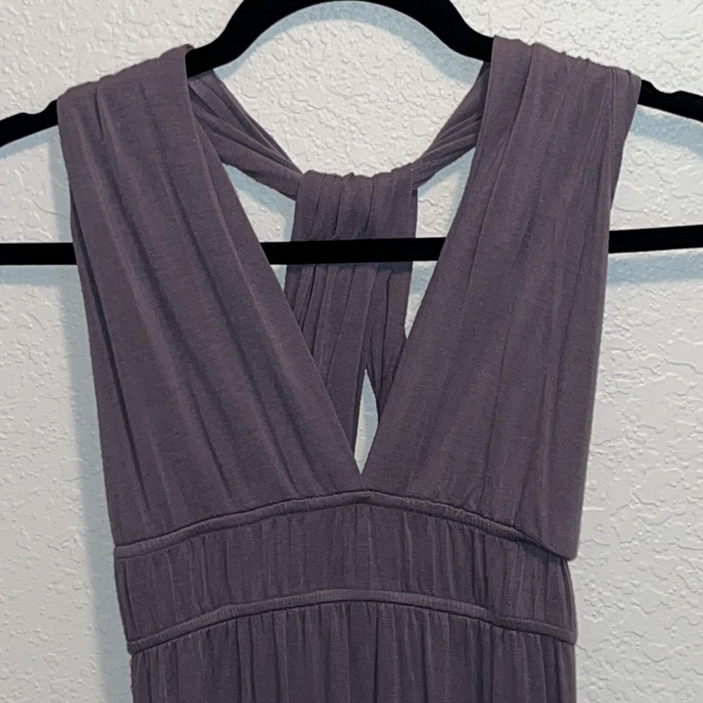 Necessary Objects Bluish Gray Sleeveless Maxi Dre… - image 2